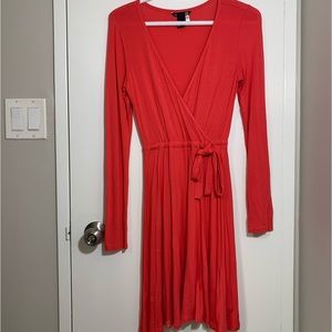 🍒5/$20🍒 H&M Basic Deep Pink Midi Dress